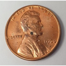 UNITED STATES OF AMERICA 1960D . ONE 1 CENT COIN . VARIETY . SMALL DATE